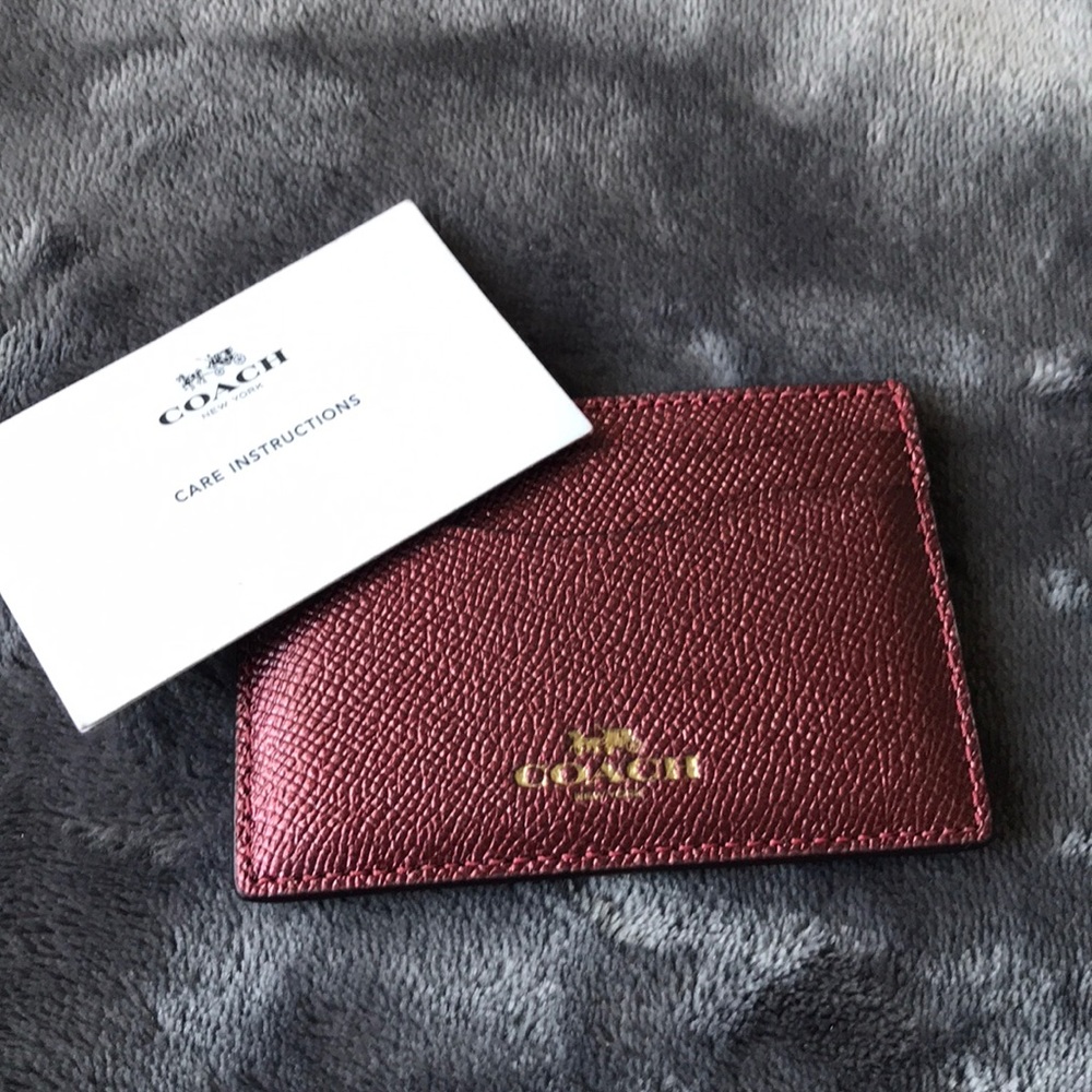 COACH FLAT CARD CASE